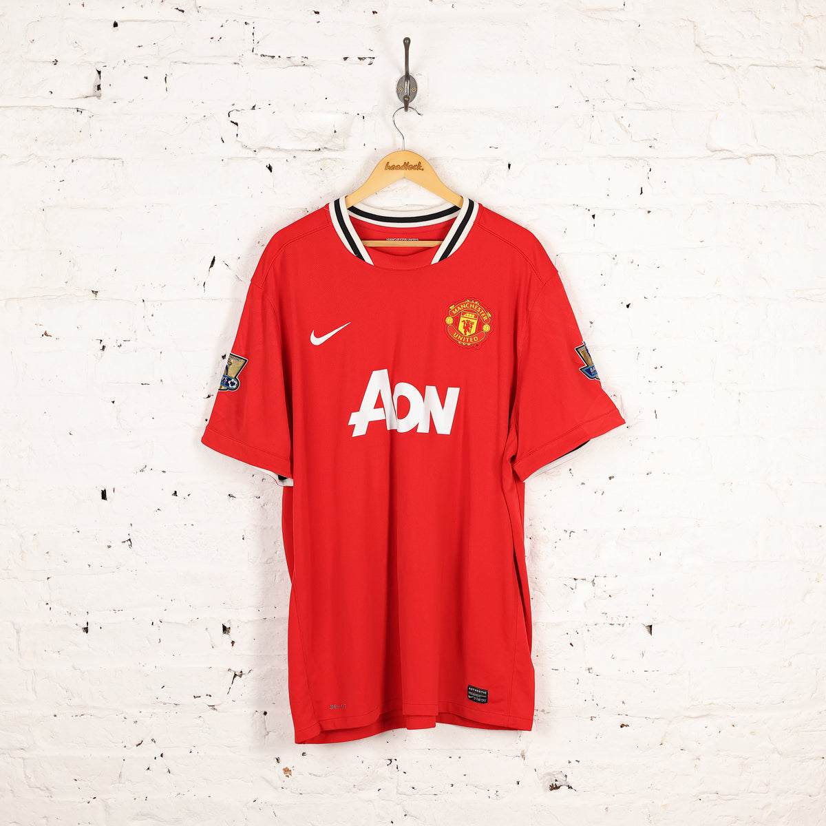 Nike Manchester United 2011 Rooney Home Football Shirt - Red