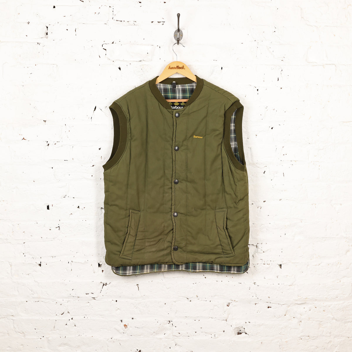 Barbour Quilted Gilet Bodywarmer Jacket Green M – Headlock