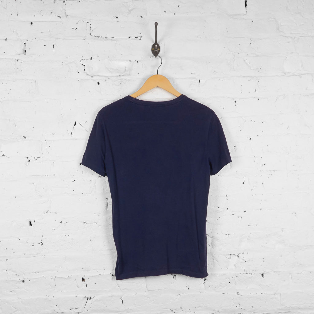 Vintage Ralph Lauren Crew Neck T-shirt - Navy - S - Headlock