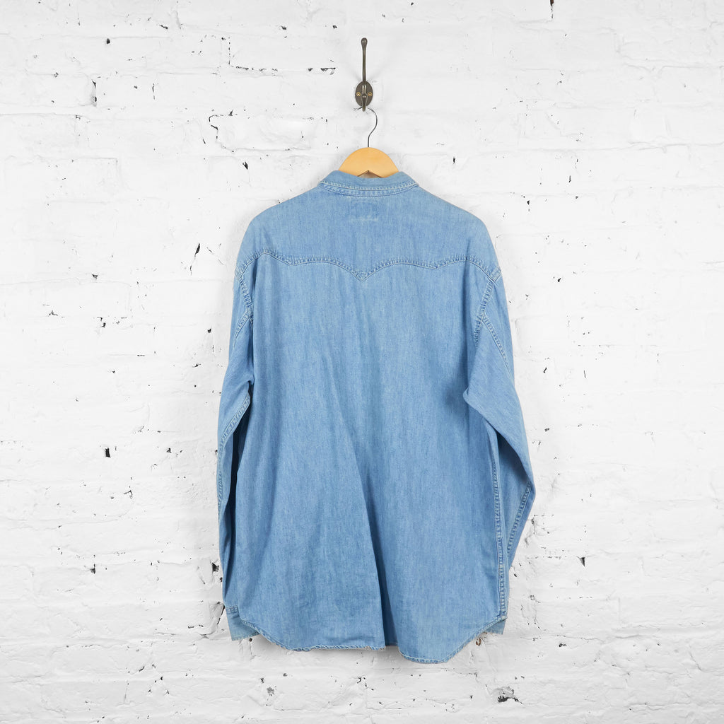 Vintage Levi's Denim Shirt - Blue - XL - Headlock