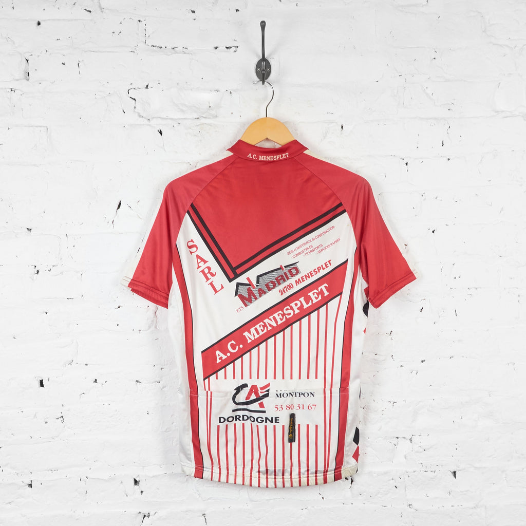 AC Menesplet Cycling Jersey - Red/White - L