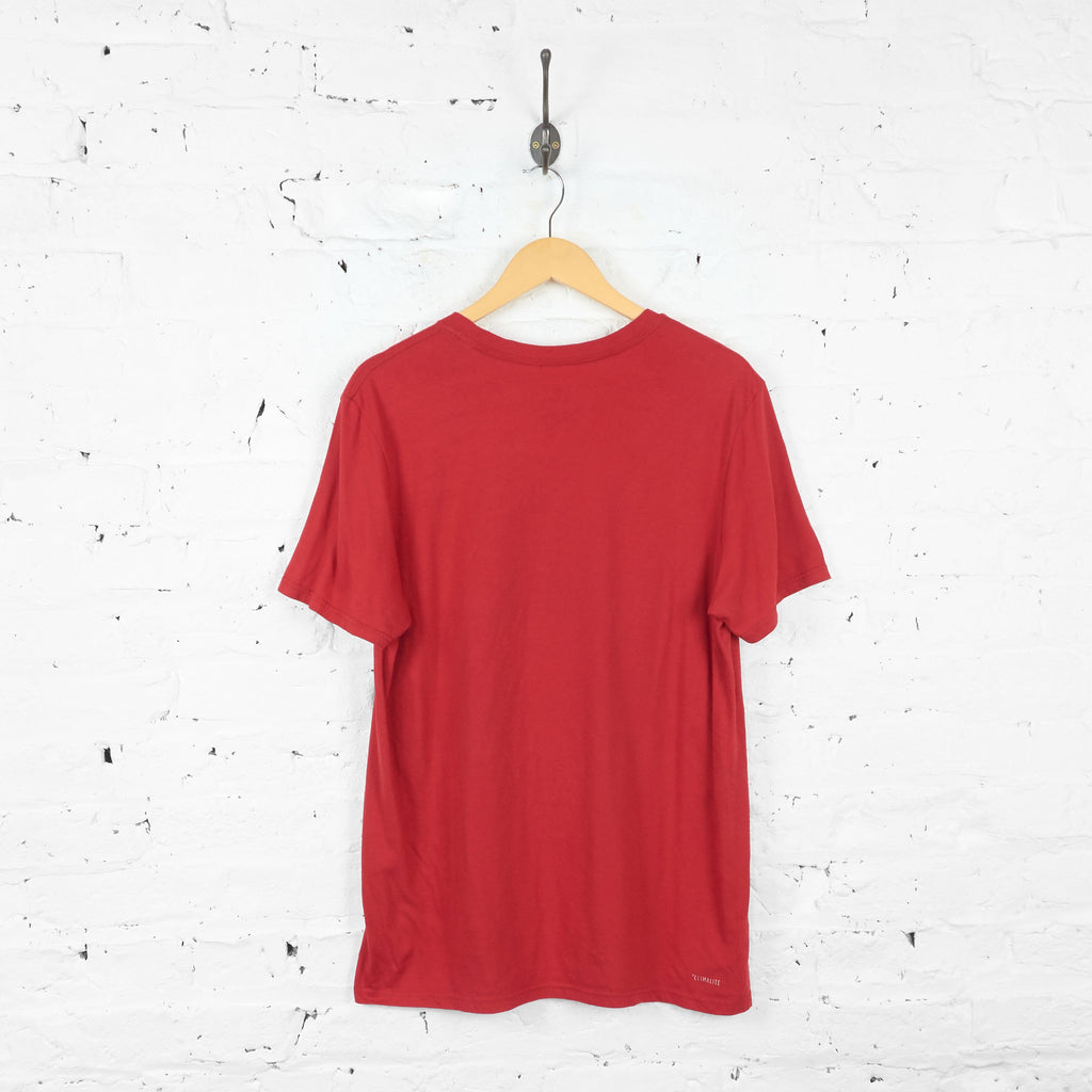 Adidas T Shirt - Red - L - Headlock