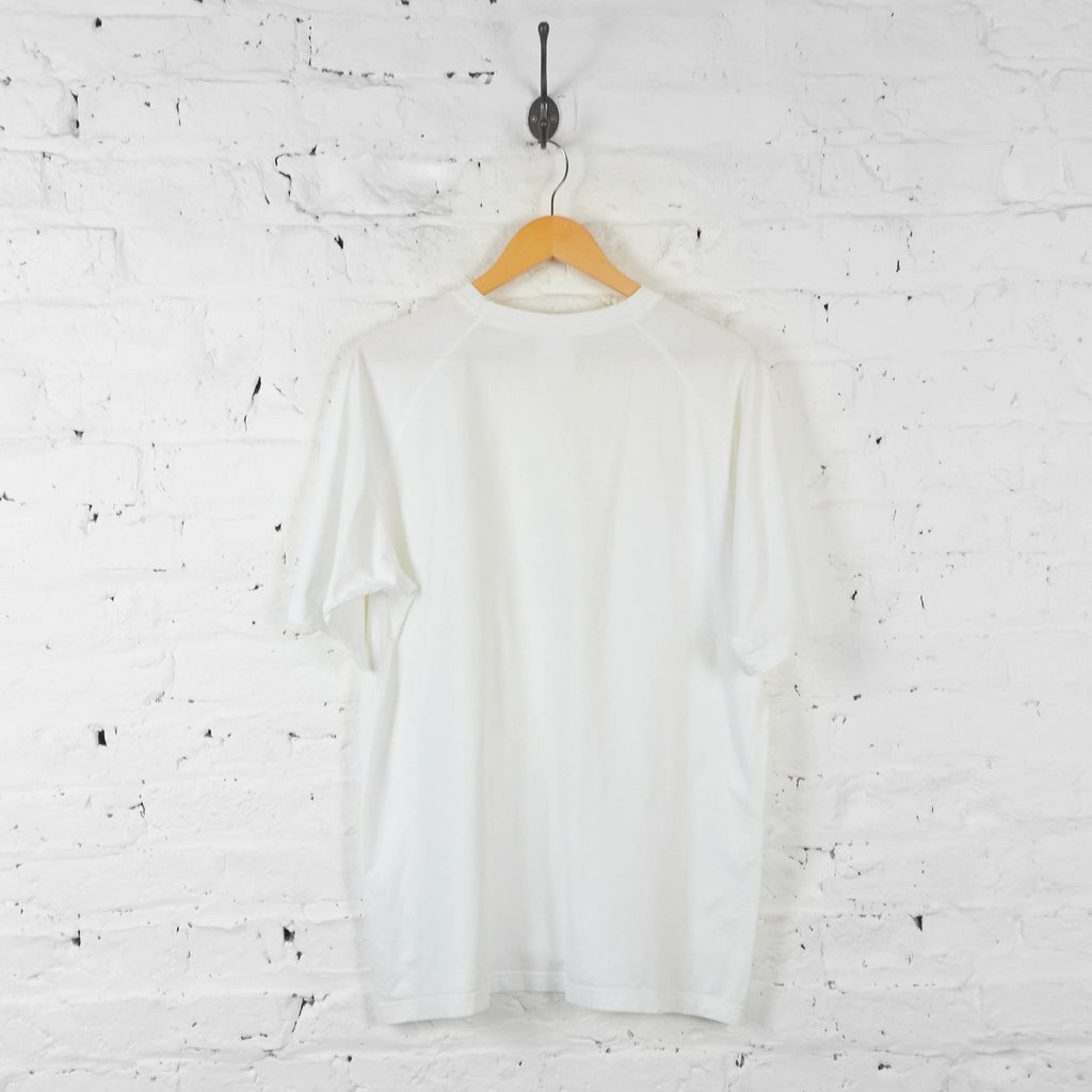 Adidas T Shirt - White - XL - Headlock