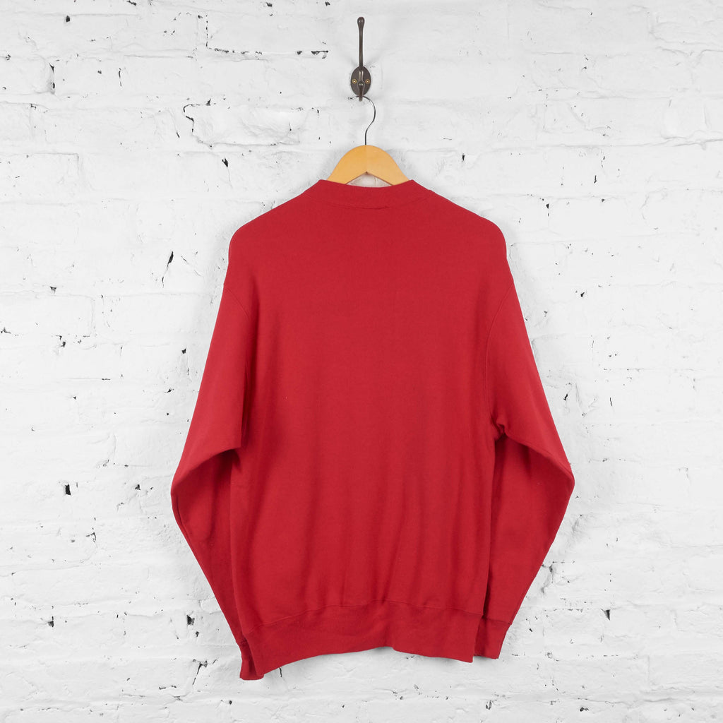 Americana Mickey Mouse Disney Sweatshirt - Red - XL - Headlock