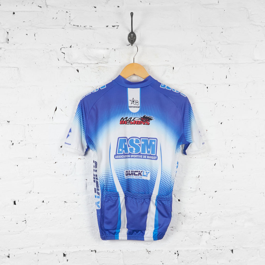 ASM Mad Designs Cycling Top Jersey - Blue - S - Headlock