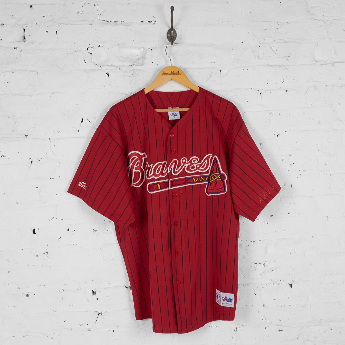 Atlanta Braves Baseball Jersey - Red - XL – Headlock