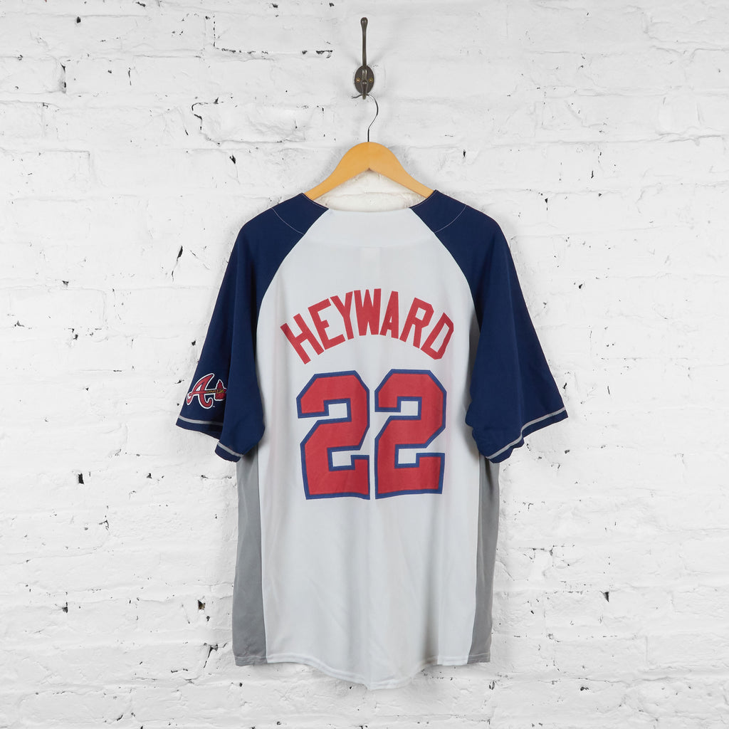 Atlanta Braves Heyward Baseball Shirt Jersey - White - XL - Headlock