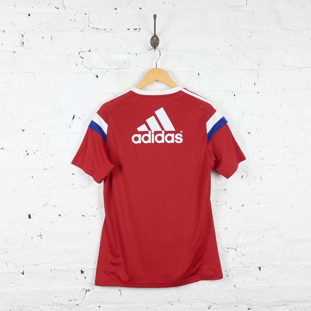 Bayern Munich Adidas Training Top Football Shirt - Red - M - Headlock