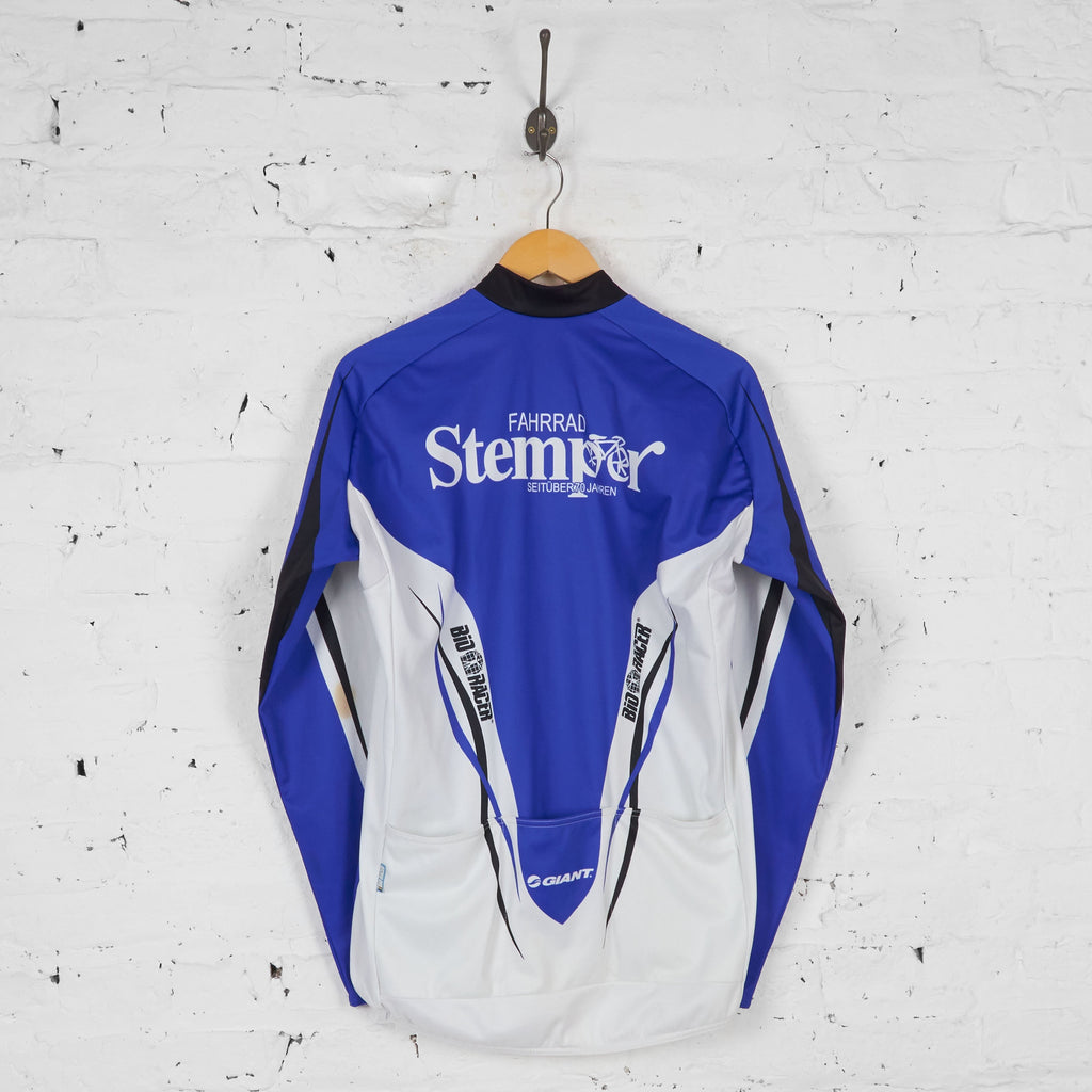 Bid Racer Fahrrad Stemper Long Sleeve Cycling Jersey - Blue - XL - Headlock