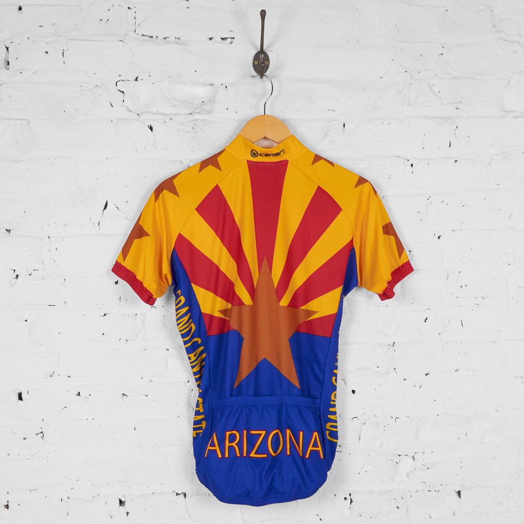 Canari Arizona Cycling Top Jersey - Yellow - S - Headlock