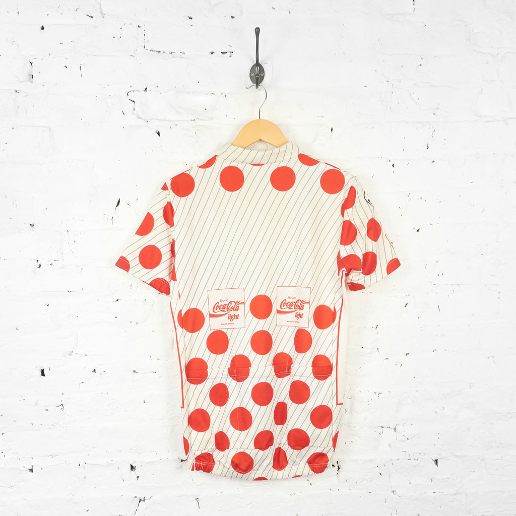 Castelli Coca Cola King of the Mountains Cycling Jersey - White/Red - L - Headlock