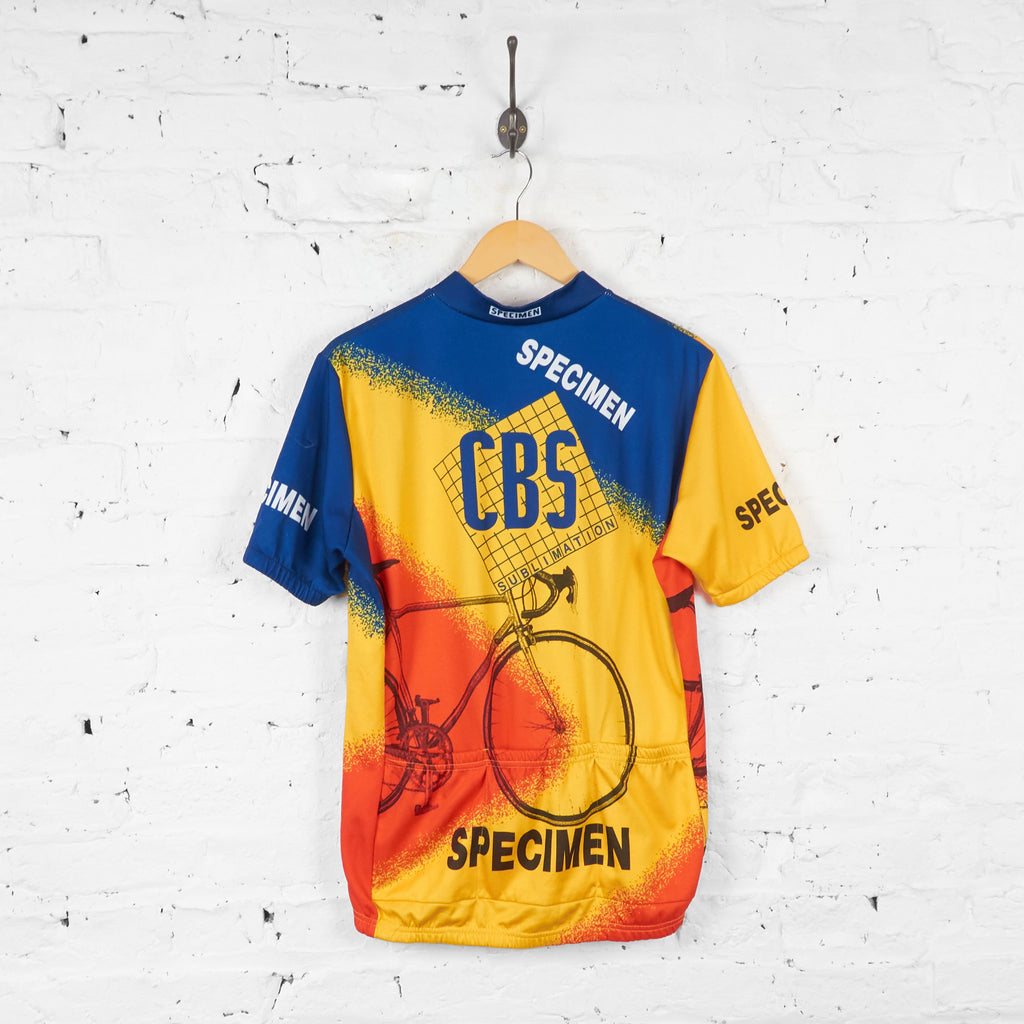 CBS Specimen Cycling Jersey - Yellow/Blue - L - Headlock