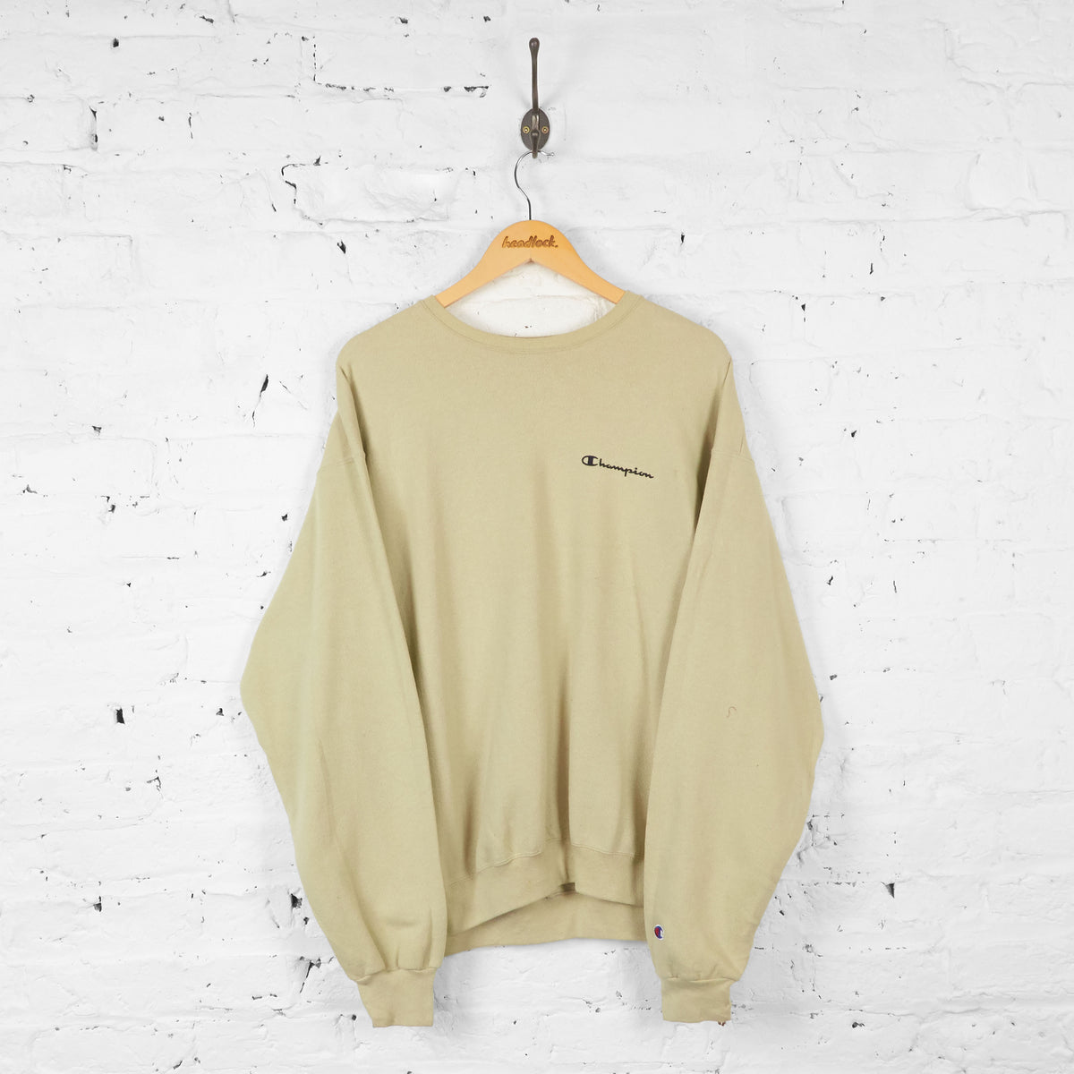 Champion sweater beige outlet vintage