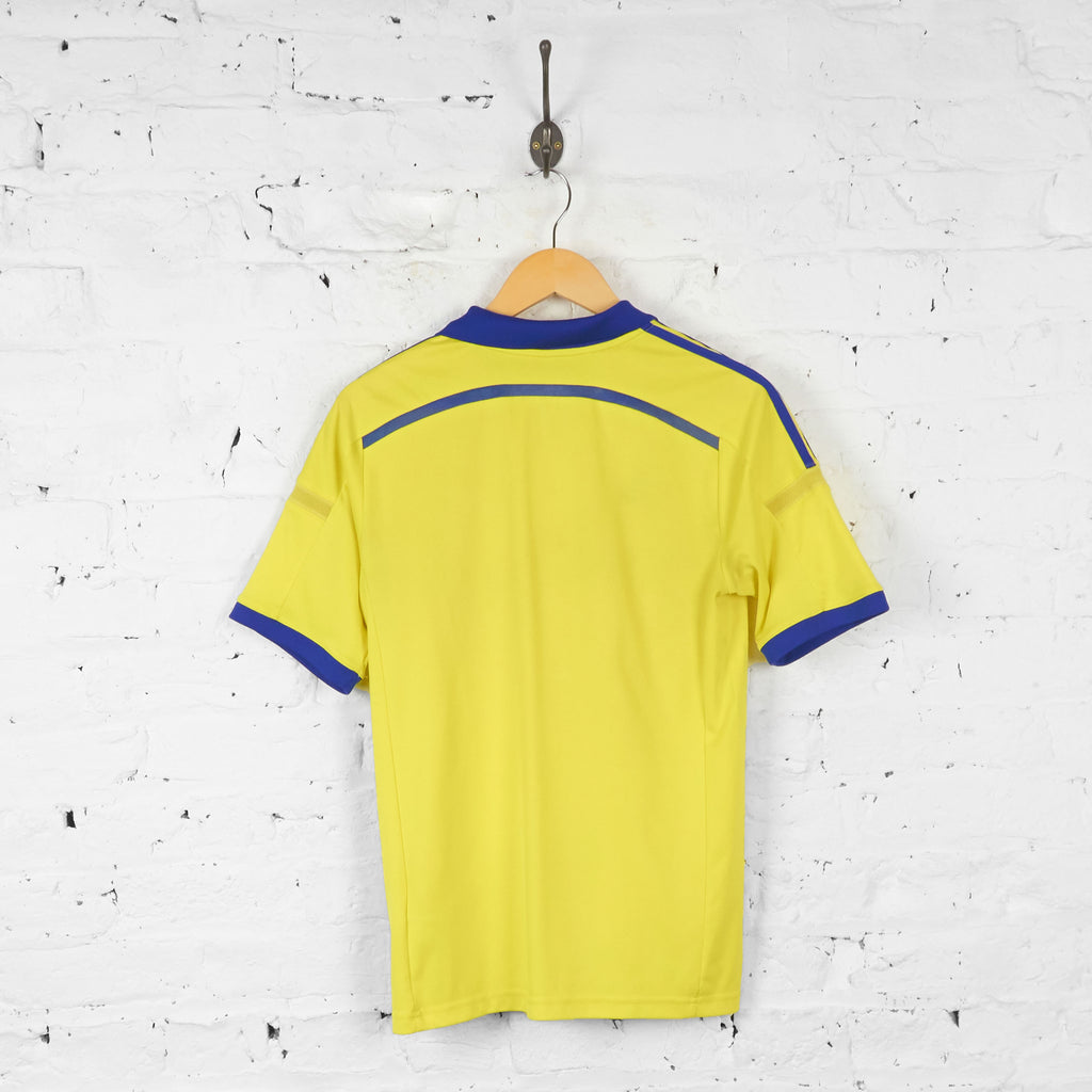 Chelsea Adidas 2014 Away Football Shirt - Yellow - XS - Headlock