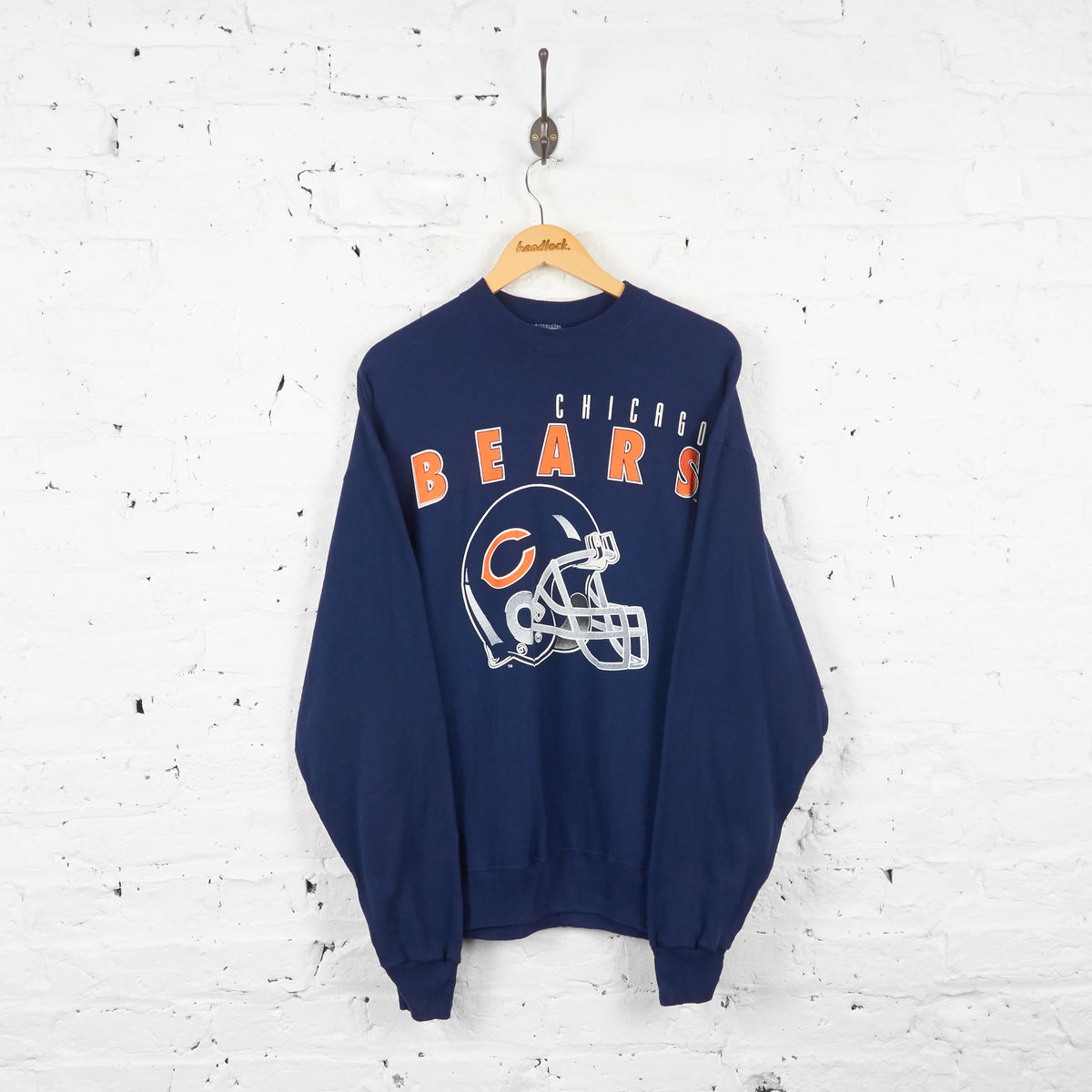 Chicago Bears Vintage Crewneck Sweatshirt, NFL Football Shirt