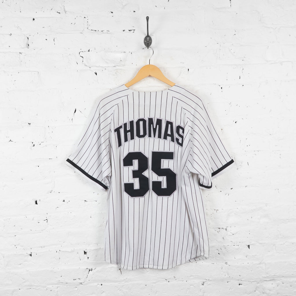 Chicago White Sox Thomas Starter Baseball Jersey Shirt - White -L - Headlock