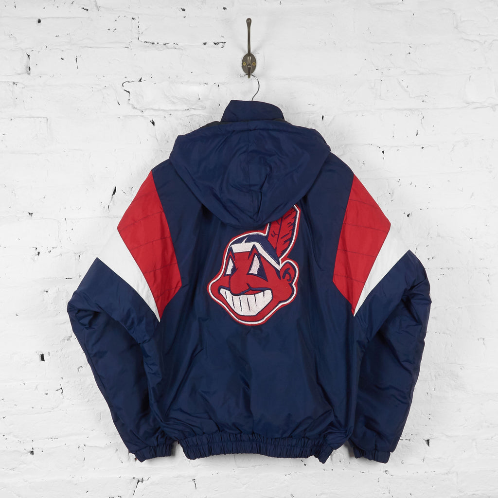 Cleveland Indians Baseball Starter Jacket - Blue - L - Headlock