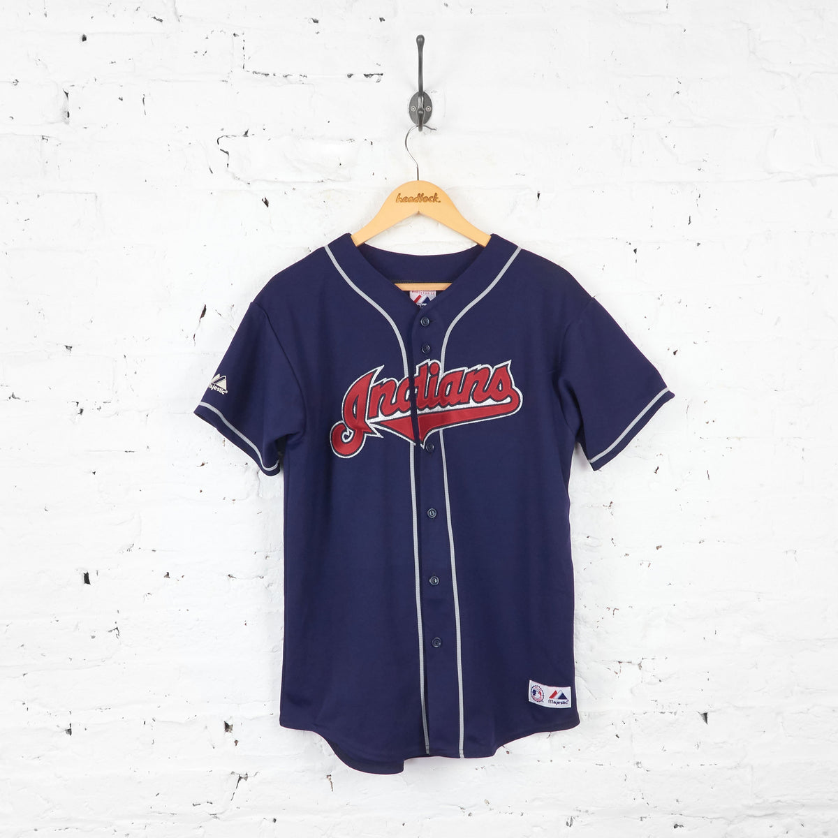 Cleveland Indians Sabathia Baseball Jersey Shirt - Blue - XL Boys – Headlock