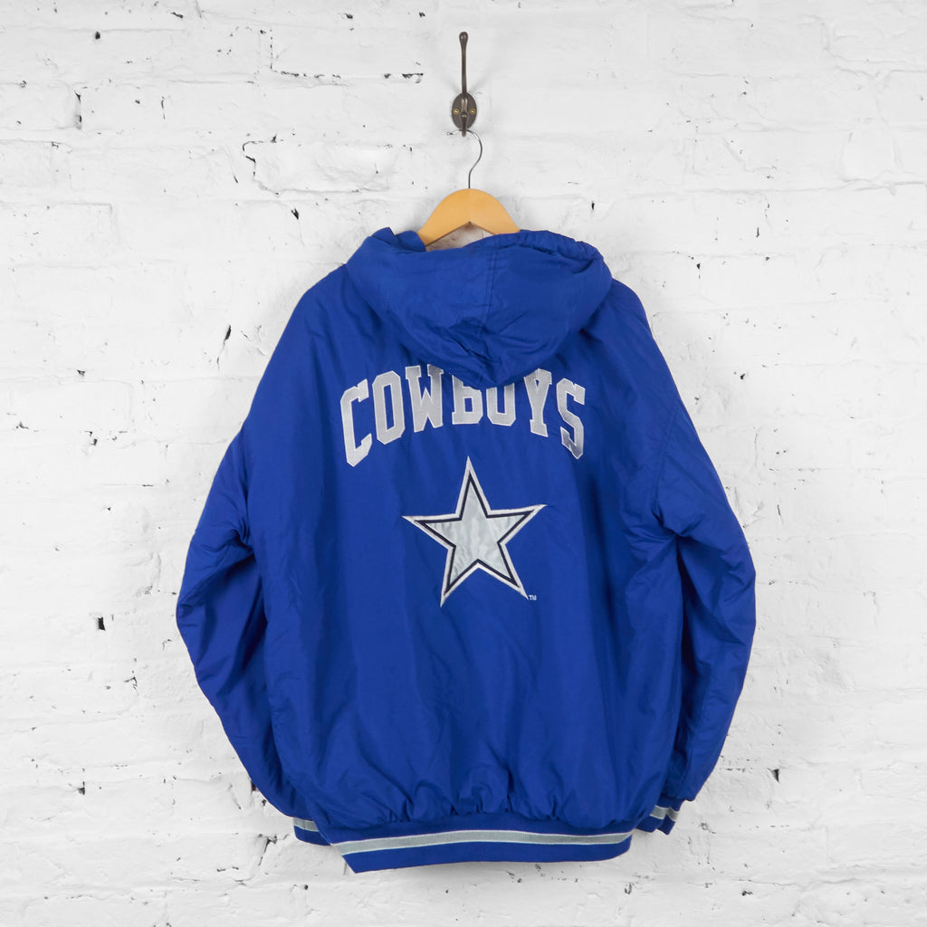 Dallas Cowboys NFL Starter Jacket - Blue - L - Headlock