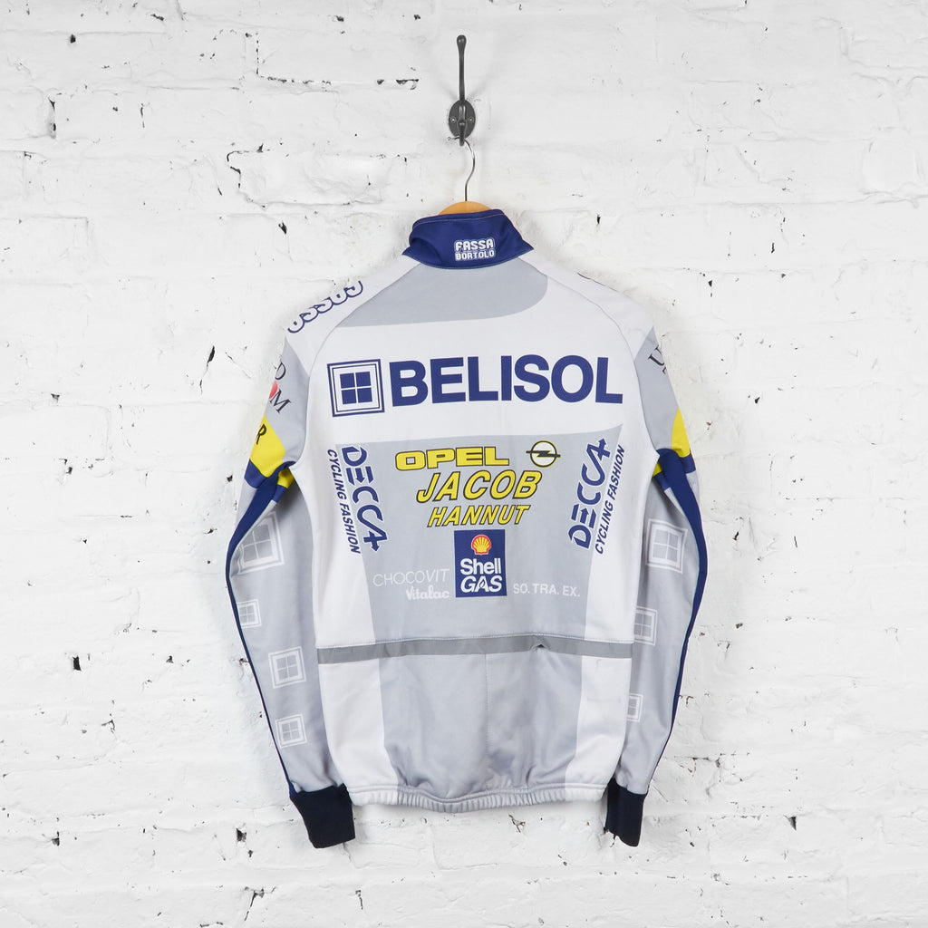 Decca Bellisol Opel Cycling Jersey - White/Grey - S - Headlock