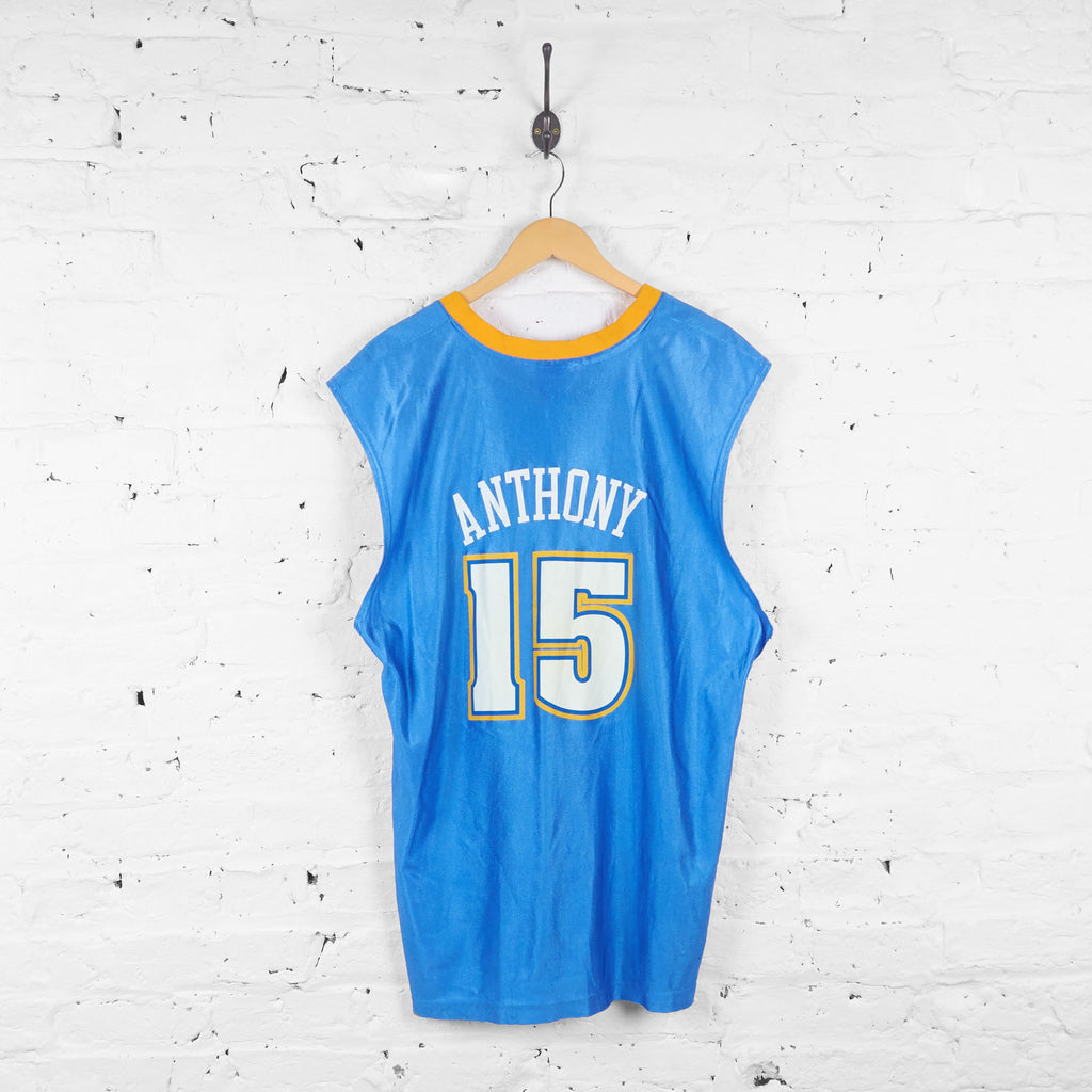 Denver Nuggets 15 Anthony Basketball Vest Jersey - Blue - XL - Headlock