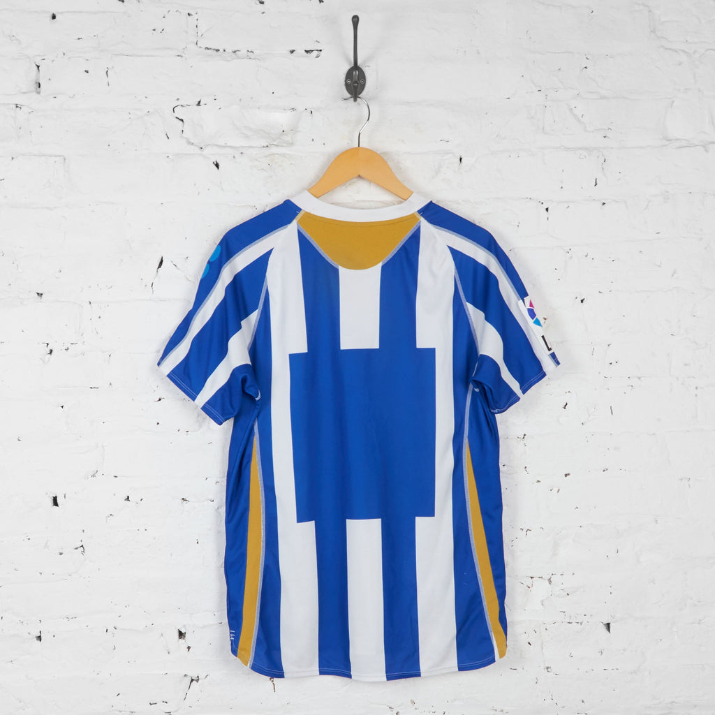 Deportivo de La Coruna Home Football Shirt - Blue - M - Headlock