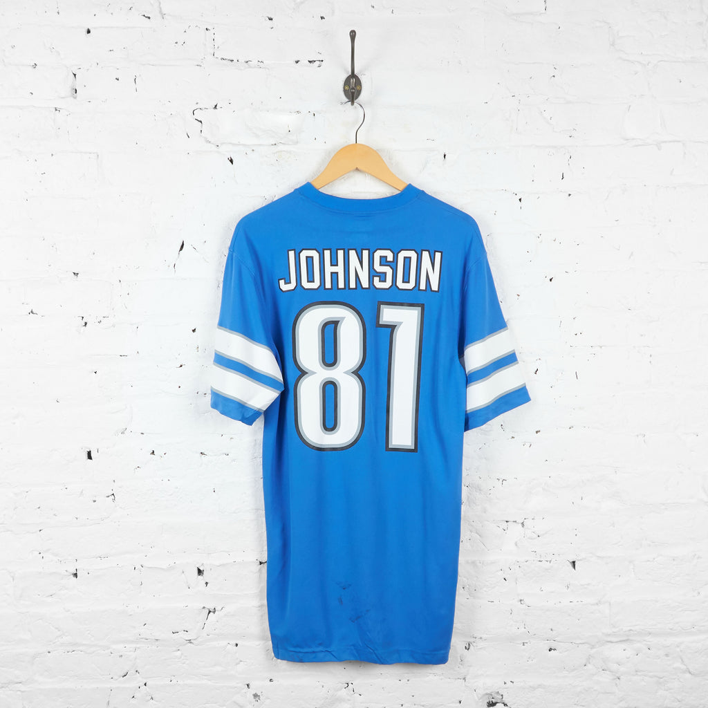 Detroit Lions Johnson American Football NFL Jersey - Blue - M - Headlock