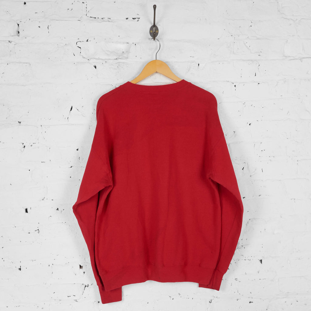 Detroit Redwings Sweatshirt - Red - L - Headlock