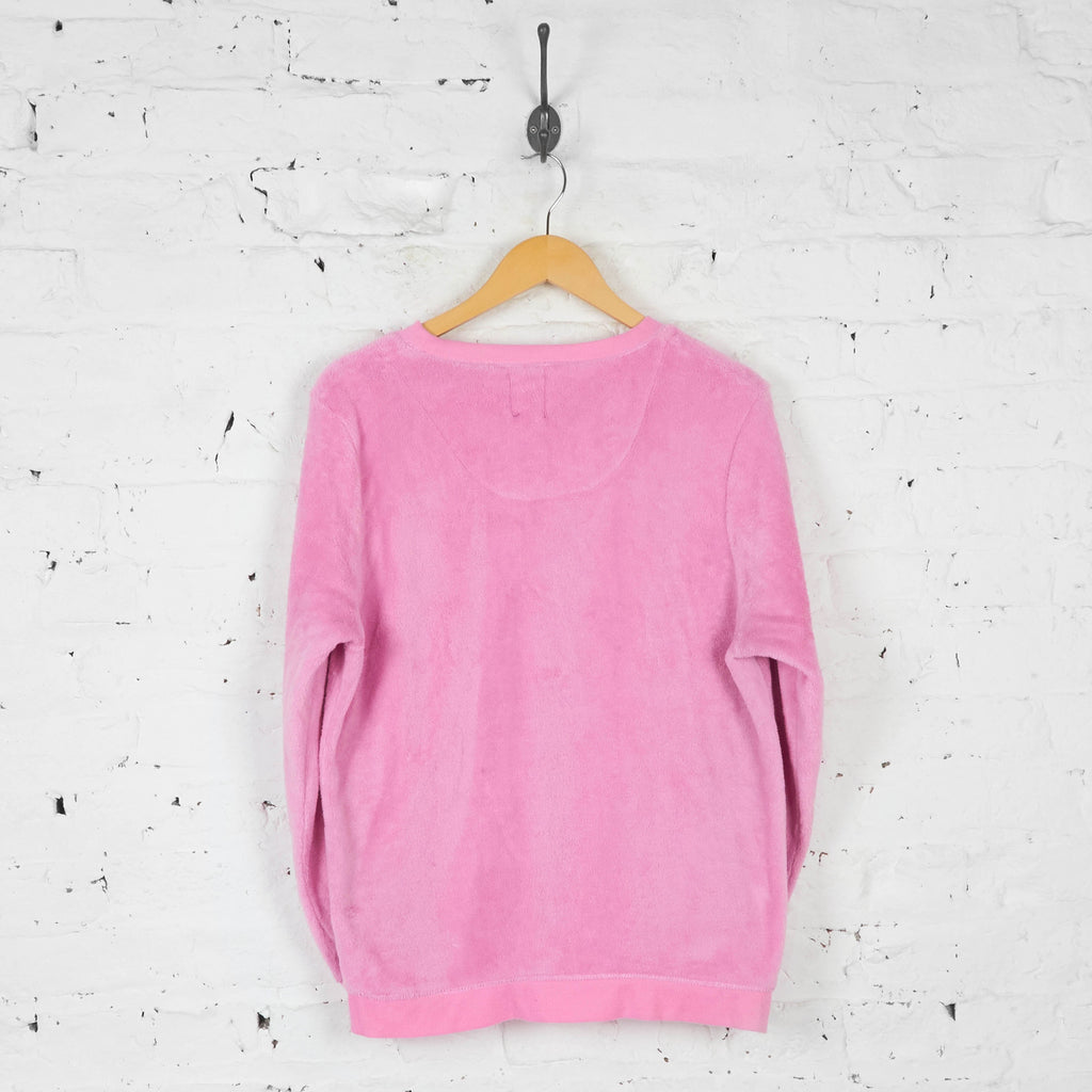 Disney Chip Fleece Sweatshirt - Pink - Womens L - Headlock