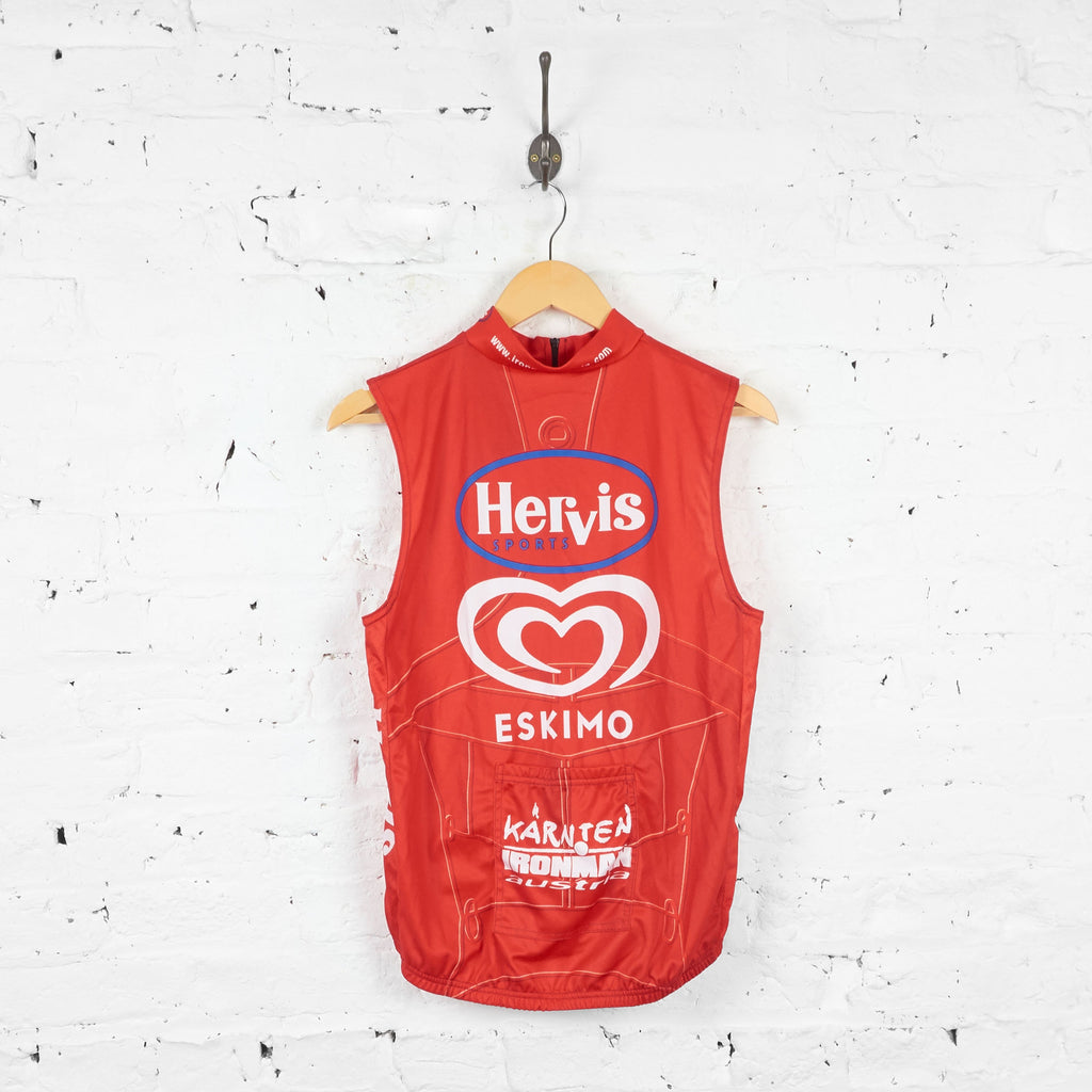 Eskimo Hervis Sports Cycling Vest Jersey - Red - XL - Headlock