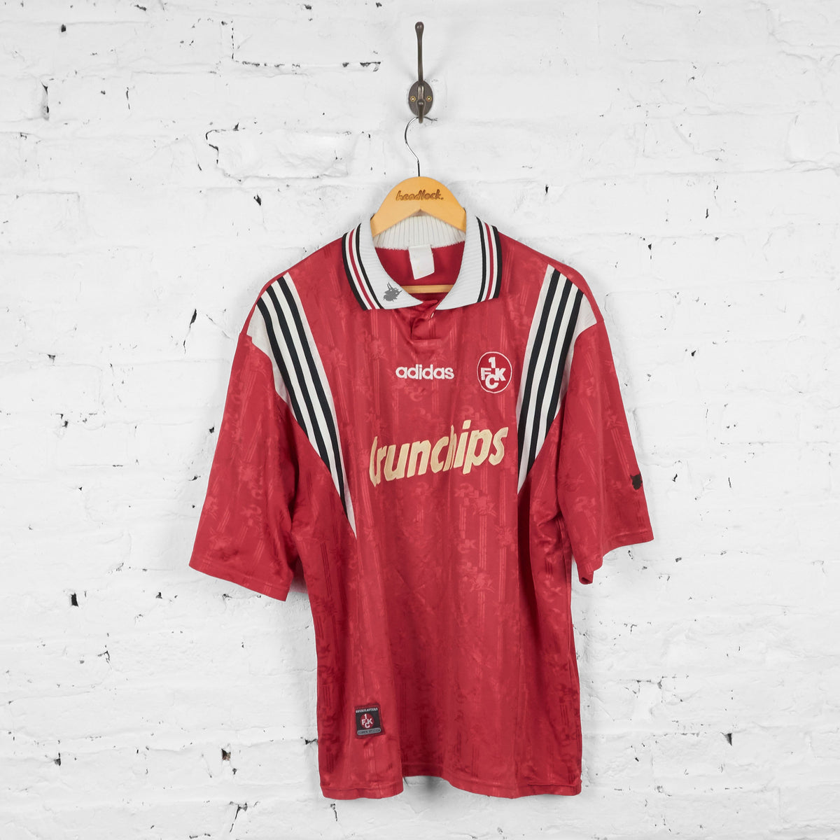 FC Kaiserslautern 1997 Adidas Home Football Shirt Red XL