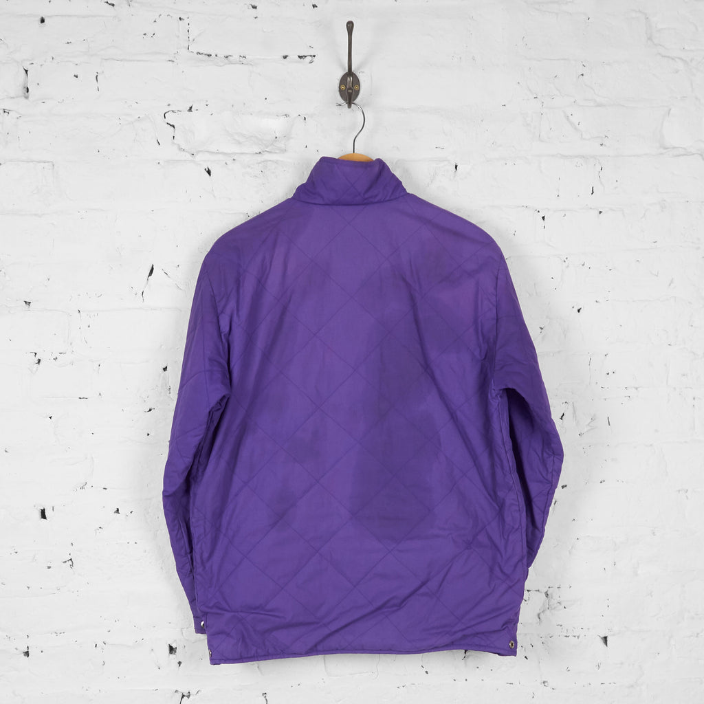Fila Magic Line 80s Fleece Reversible Jacket - Purple - L - Headlock