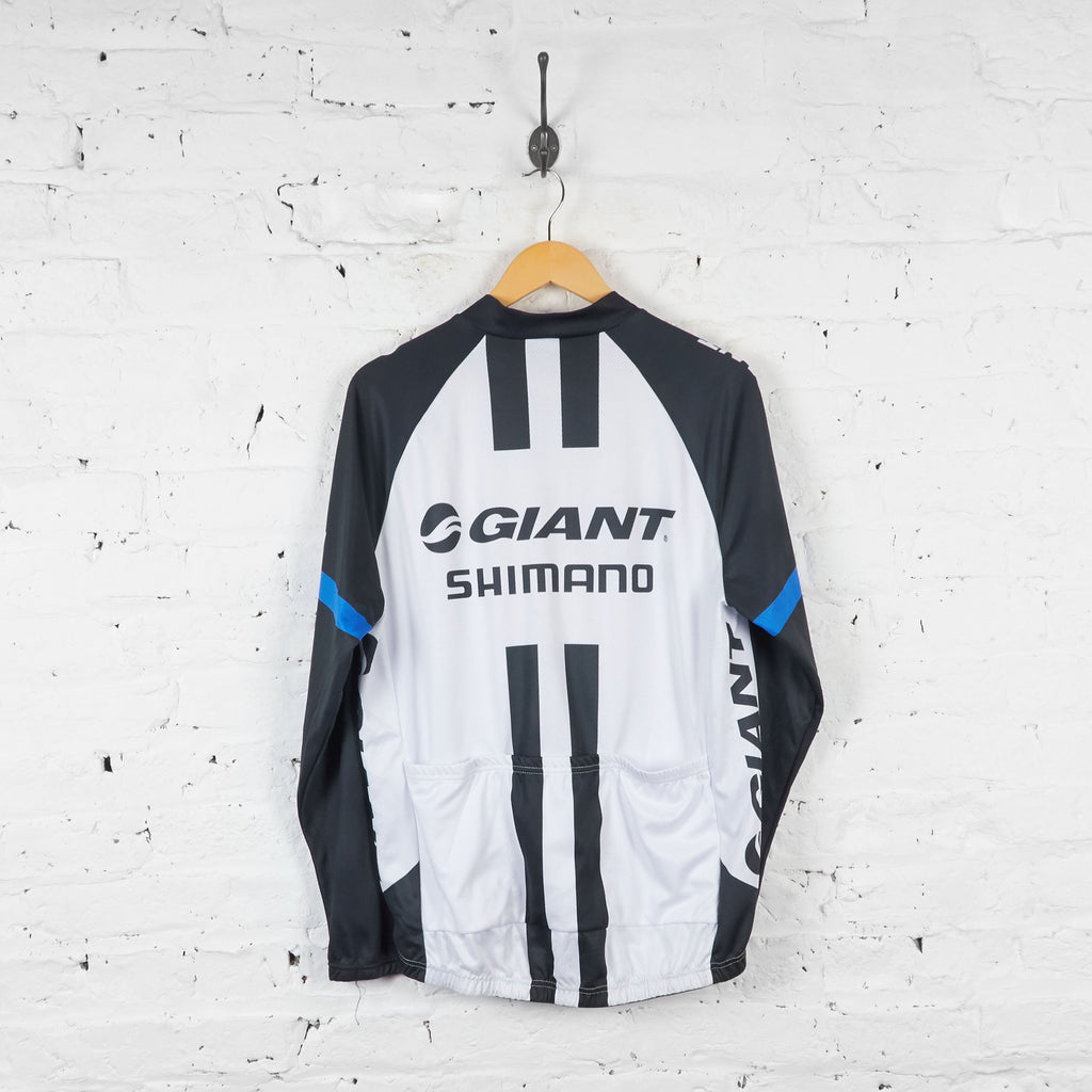 Giant Shimano Long Sleeve Cycling Jersey - White - XXL - Headlock