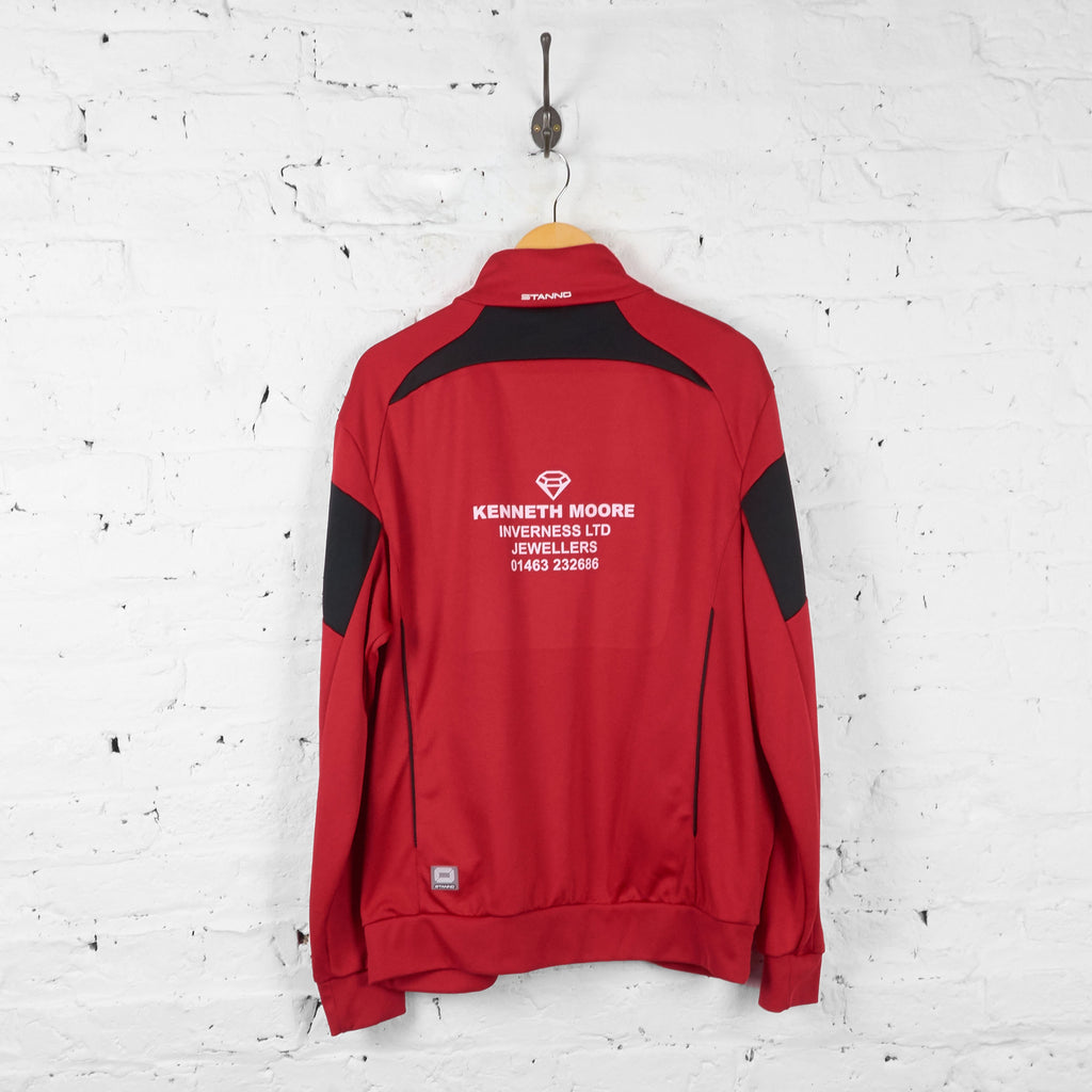 Inverness Thistle AFC Tracksuit Top Jacket - Red - XL - Headlock