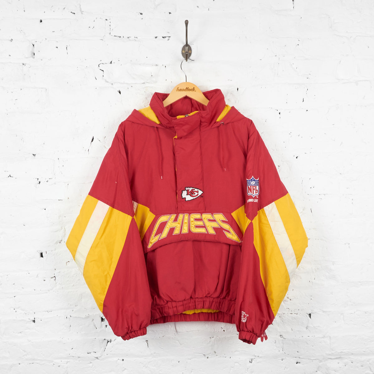 Chiefs pullover clearance starter jacket