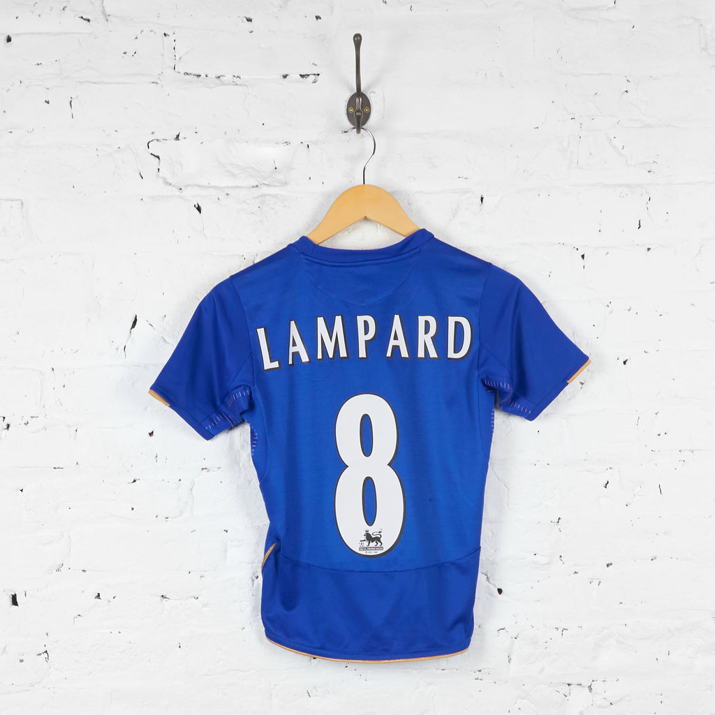 Kids Chelsea 2005 Lampard Home Football Shirt - Blue - S Boys - Headlock