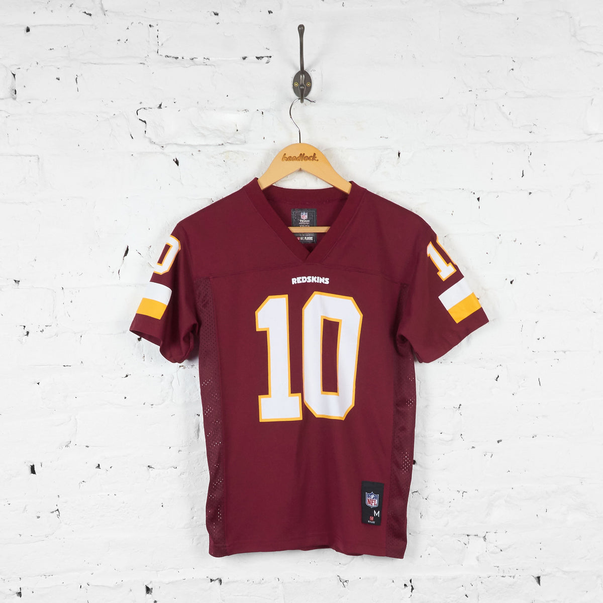 Kids Washington Redskins Griffin III American Football Jersey Maroon Headlock