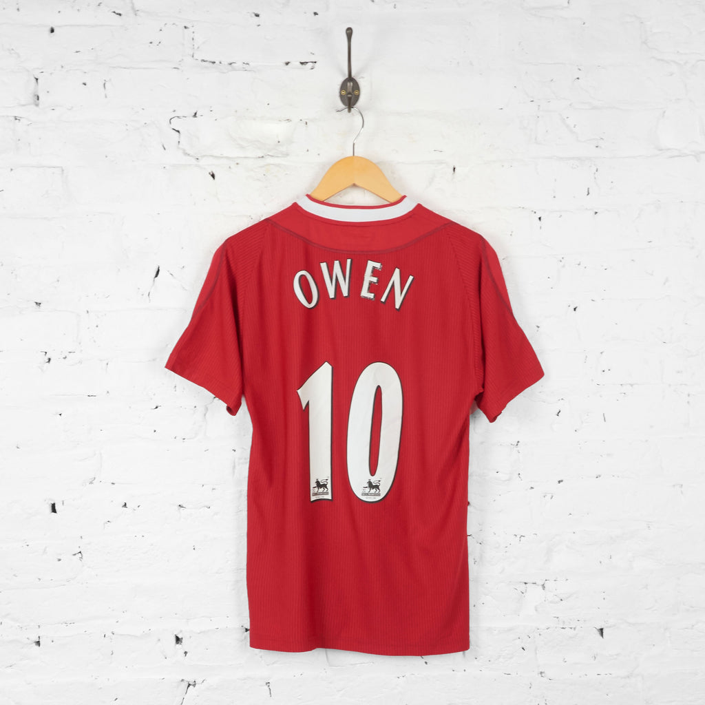 Liverpool 2002 Owen Home Football Shirt - Red - S - Headlock