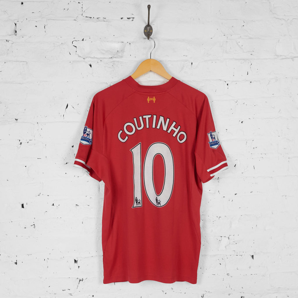 Liverpool 2013 Coutinho Home Football Shirt - Red - XL - Headlock