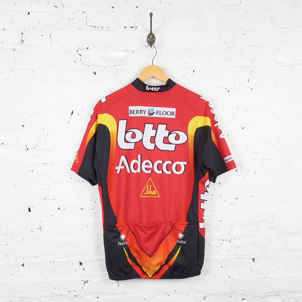 Lotto Adecco Cycling Top Jersey - Red - XL - Headlock