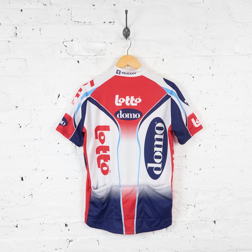 Lotto Domo Eddy Merckx Cycling Jersey - White/Blue/Red - XL - Headlock