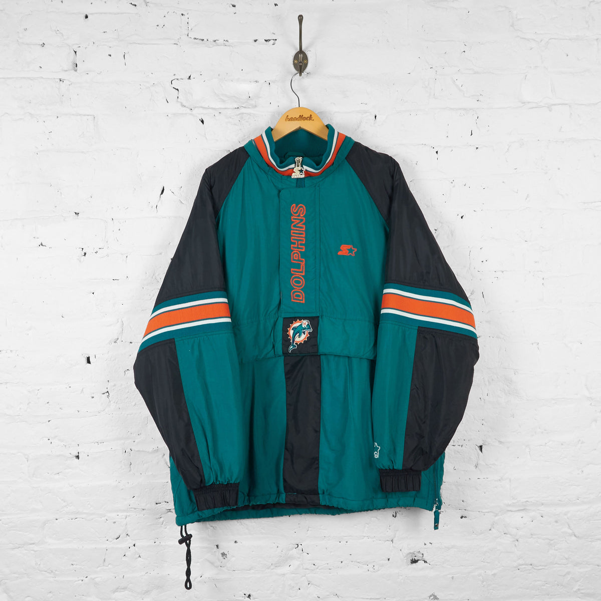 Miami Dolphins NFL Starter Jacket - Green - XL – Headlock