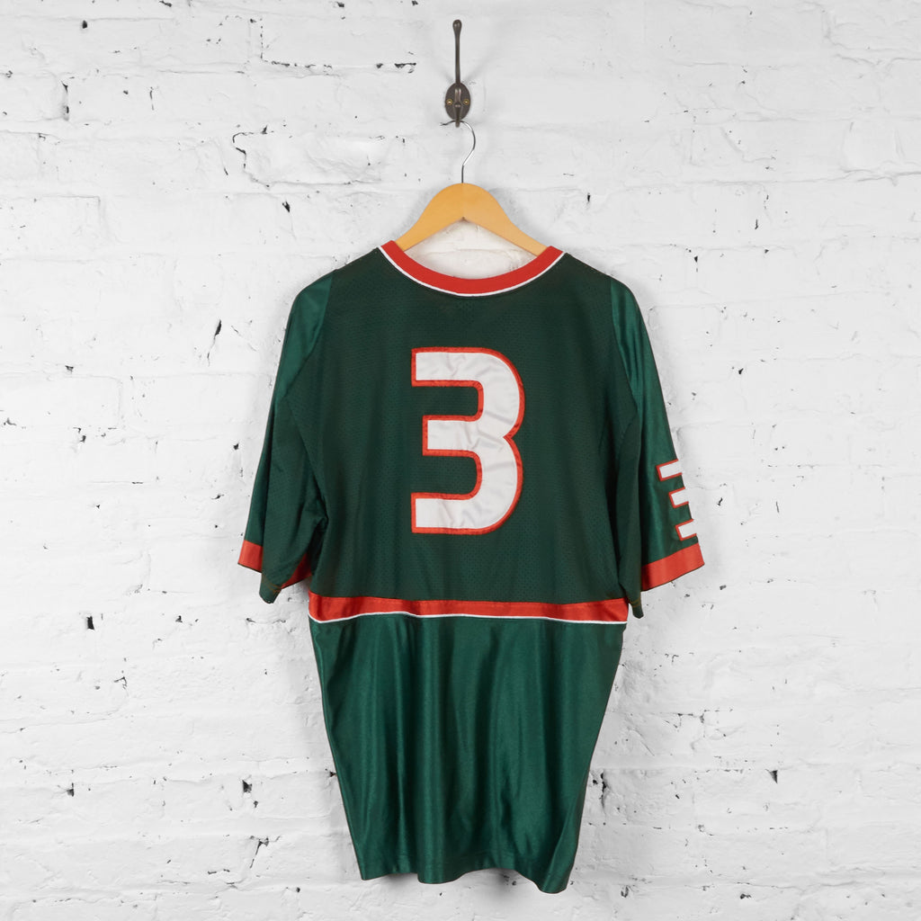 Miami Hurricanes Nike American Football Jersey - Green - XL - Headlock
