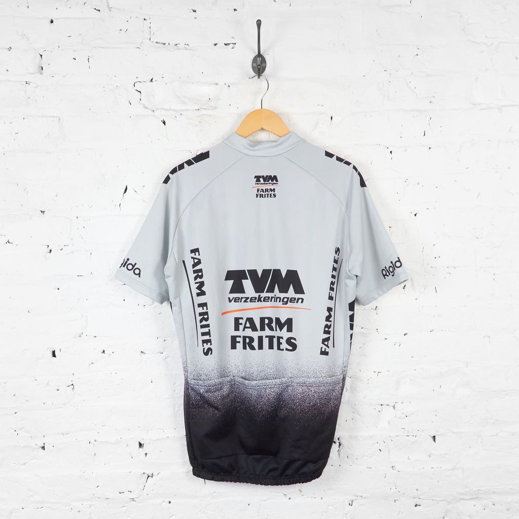 Nalini TVM Farm Frites Cycling Jersey - Grey - XL - Headlock