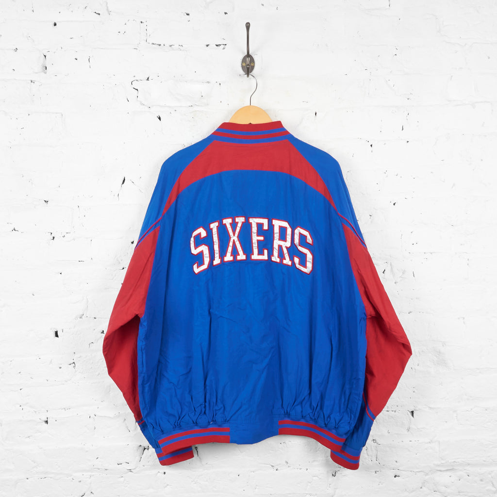 Philadelphia 76ers Basketball Bomber Jacket - Blue - XL - Headlock