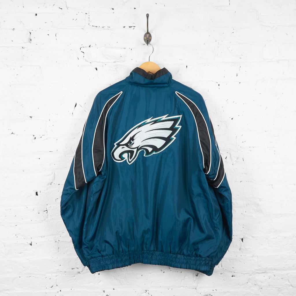 Philadelphia Eagles NFL Fleece Lined Reversible Jacket - Green - XL - Headlock