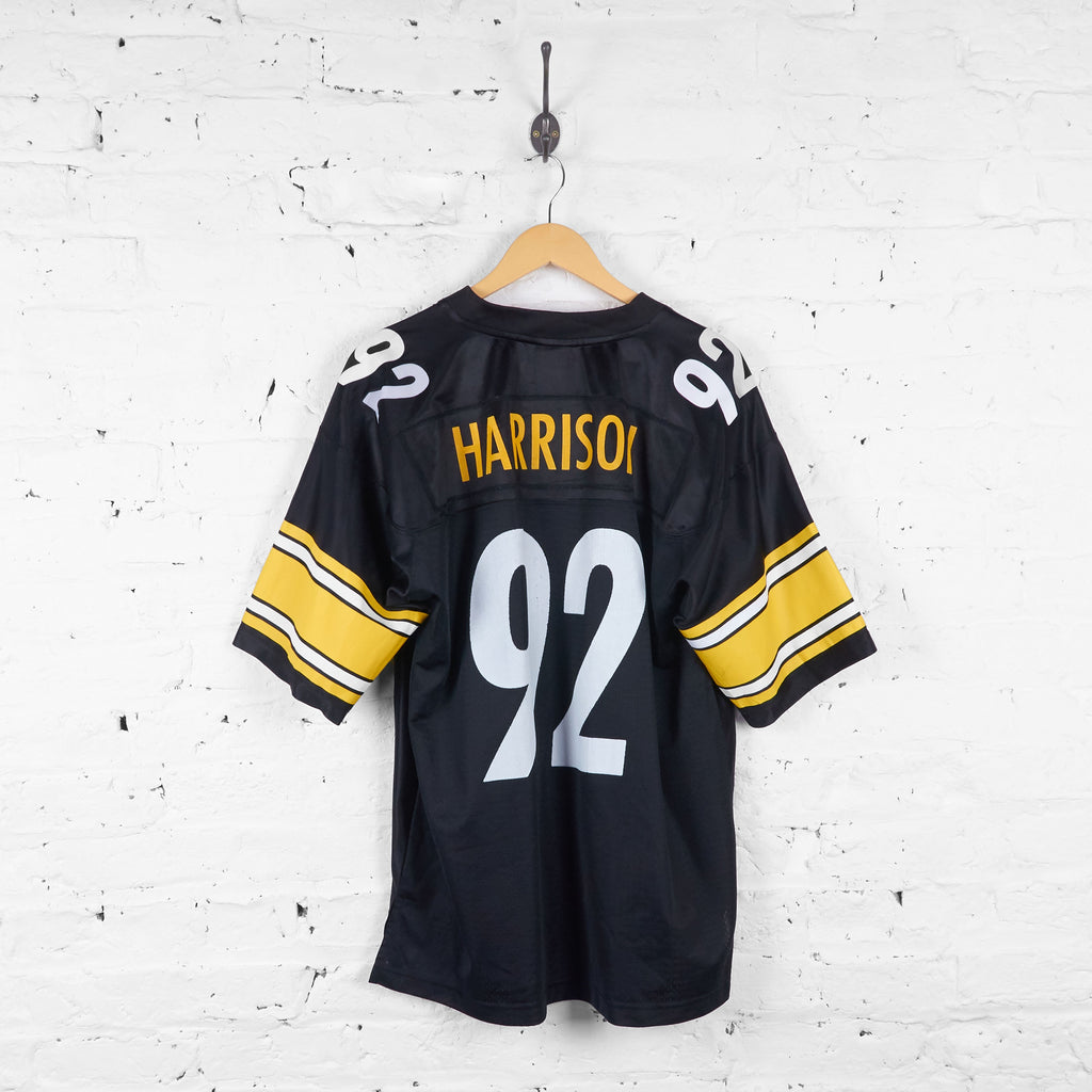 Pittsburgh Steelers Harrison NFL American Football Jersey - Black - L - Headlock