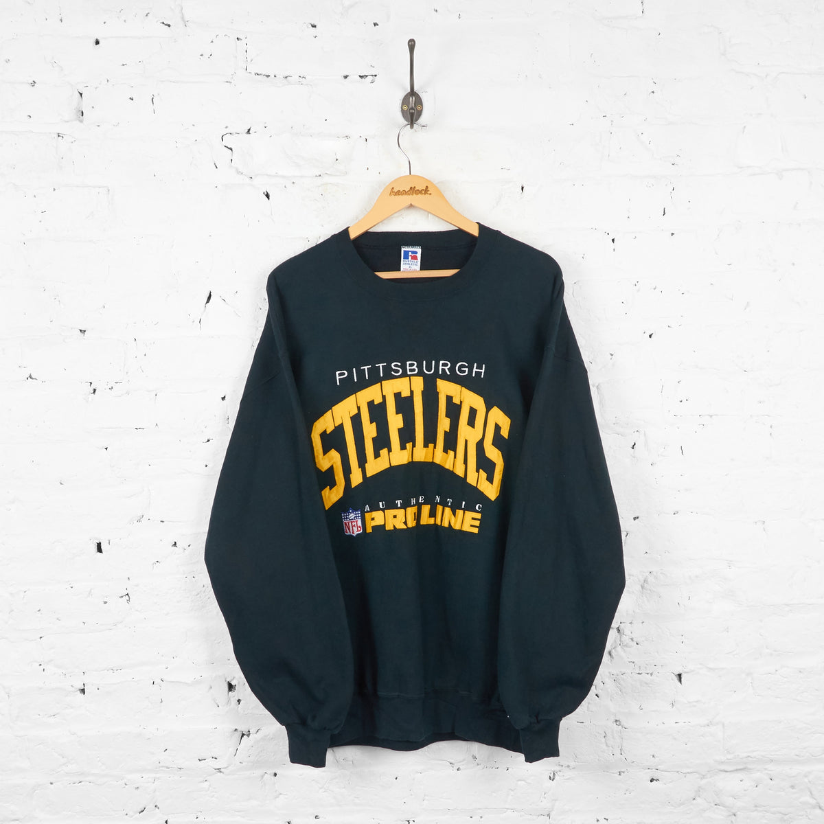 steelers embroidered sweatshirt