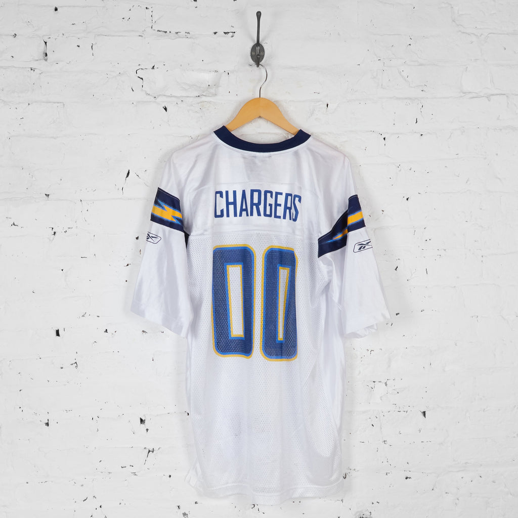 San Diego Chargers NFL American Football Jersey - White - L - Headlock
