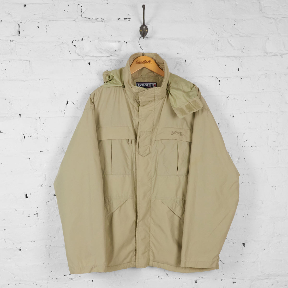 Schott yellow deals rain jacket